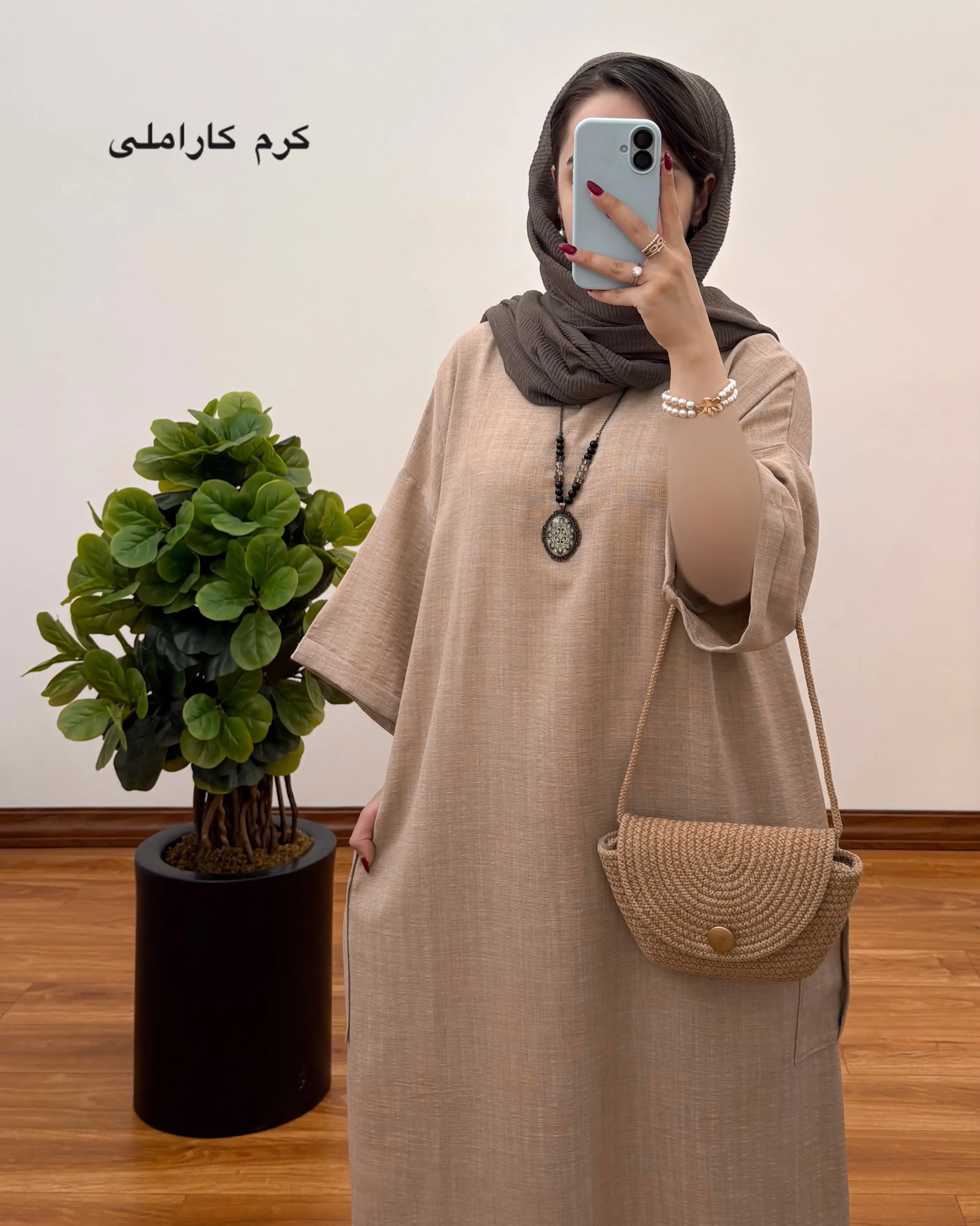 مانتو کفتان نارنج